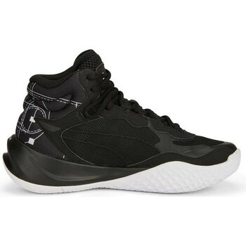 Puma Playmaker Pro Mid Çocuk Spor Ayakkabı 37858101 - 36 - Siyah