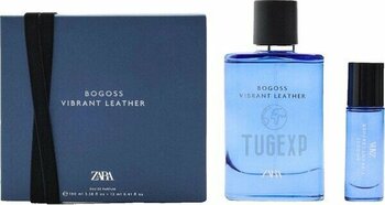 Zara Vibrant Leather Bogoss Men 100ML + 12ML Eau De Parfum