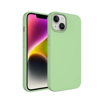 İphone 14 Plus Kılıf Sıvı Teknolojili Silinebilir Sert Kılıf Magsafe Şarj Özellikli Sıvı Teknolojili Silinebilir Sert Kivi Kapak Kapak Yeşil Renk