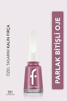 Flormar Nail Enamel Yüksek Pigmentli & Parlak Bitişli Oje (541 Autumn Story) 8682536047845 - MOR