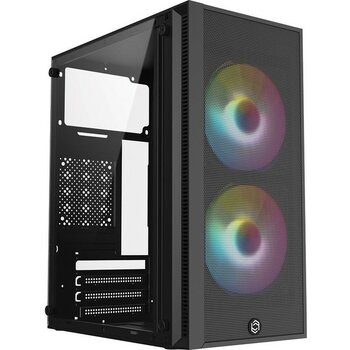 Frisby Fc-8970G Mini Tower Gaming Kasa (300W) 2 X 120Mm Rainbow Fan Boş Bilgisayar Kasası