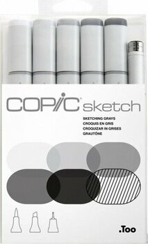 Copic Sketch Marker 6lı Set Sketching Grays