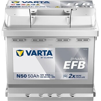 Varta Blue Dynamic N50 Start-Stop Efb 12 V 50 Ah 550A Akü