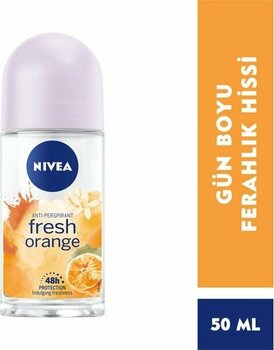 NIVEA Kadın Roll-On Deodorant Black & White Invisible Güçlü Etki 48 Saat Anti-perspirant Koruma 50ml - 50 ml