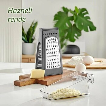 Porsima L-667 Idea Siyah Antrasit Paslanmaz Çelik Rende