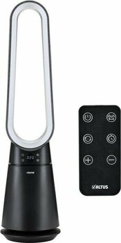 Altus Kanatsız Fan Vantilatör 37W Uzaktan Kumandalı Sessiz Çalışma Özelliği ile Siyah