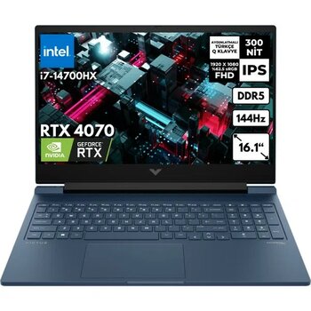 Hp Victus 16-R1021NT I7-14700HX 32-Gbddr5 2 Tbssd RTX4070 (8gb) 16.1" Fhd Windows 10 Home Gaming Notebook 9J223EAHMF88