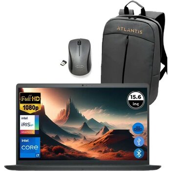 Dell Inspiron 3520 I7 1255U 24GB 512GB M.2 SSD I35201013U ATL101 O/b 15.6" Ubuntu Taşınabilir Bilgisayar+Çanta