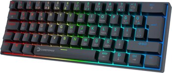 Gamepower Lyra Rgb 60m 62tuş Siyah Mekanik Kablolu Red Switch Klavye - 3 Yıl Garantili