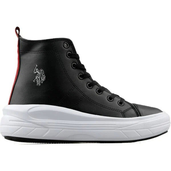 U.S. Polo Assn. Clementine PU 2PR 36 Siyah Sneaker