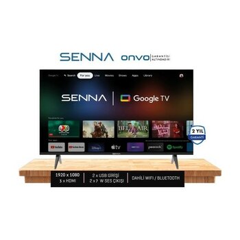 Senna 43UQ9500FQ 43'' 109 Ekran Uydu Alıcılı Full HD QLED Google TV - 43