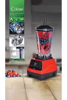 Kiwi Ksb-2251 2000W 6 Paslanmaz Çelik Bıçaklı Pro Standlı Blender