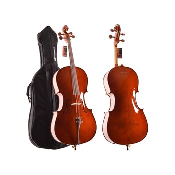 Çello (viyolonsel) Tam Takım Gül Aksamlı Parlak Dcr44crp1