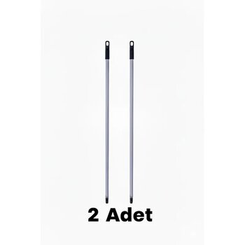 Vileda Fırça Sapı 1 Metre Gri Oto Fırçası Ve Yer Sil İle Uyumlu Dayanıklı Temizlik Sapı 2 Li Set
