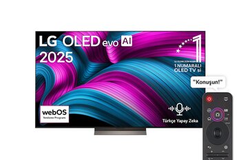 LG OLED77C5ELB 4K Ultra HD 77 inç OLED Siyah Smart TV