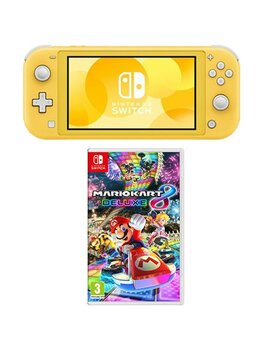 Nintendo Switch Lite Konsol Sarı + Mario Kart 8 Deluxe Nintendo Switch Oyun Konsolu