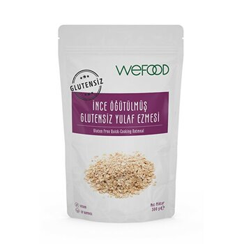 Wefood Glutensiz İnce Öğütülmüş Yulaf Ezmesi 300 Gr