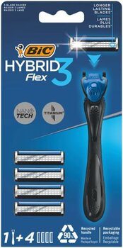 Bic Hybrid 3 Flex Erkek Tıraş Bıçağı 1 Sap ve 4 Yedek Başlık