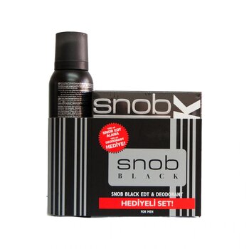 Snob Edt 100 Ml+deo Black