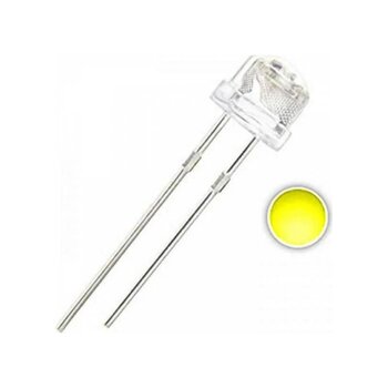 5mm Mantar Sarı Led
