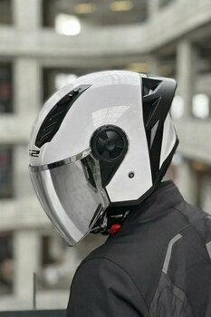 Ls2 Aırflow 2 Beyaz Kask (Gri Vizör) - L