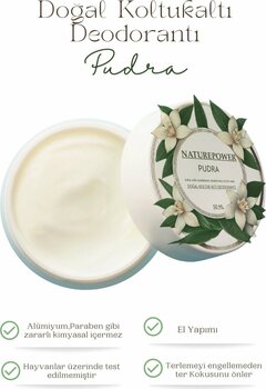 naturepower Doğal Krem Deodorant Ter Kokusu Önleyici Koltuk Altı Pudra 50 ml