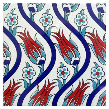 Can Seramik  20*20 Cm Cç20 Iznik Çini Karo  5' Li 1 Paket