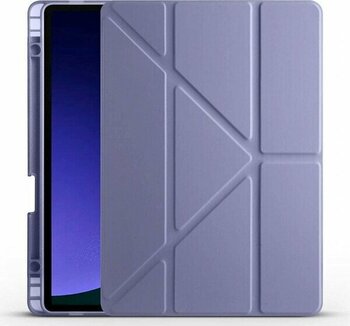 Galaxy Tab S10 Fe Kılıf Redclick Tri Folding Kalem Bölmeli Standlı Kılıf - Mor