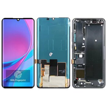 Xiaomi Mi Note 10 Pro Lcd Ekran Dokunmatik Çıtalı Silver
