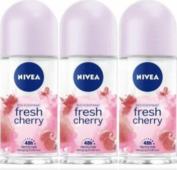 Nivea Fresh Cherry Kadın Roll-on Deodorant 50 Ml X 3