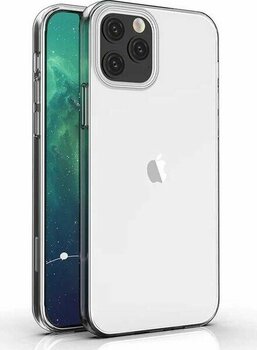 Gpack Apple iPhone 12 Pro Kılıf Süper Silikon Arka Koruma Şeffaf