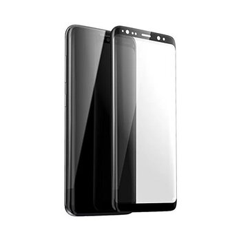 Tekno Grup Samsung Galaxy S8 Plus Kavisli Tam Kaplayan Cam Şeffaf Ekran Koruyucu
