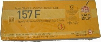 Kale 157 F 35 Mm Kapı Emniyet Kilidi - Fiam Anahtarlı