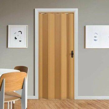Faran Dekorasyon FRNAKMODEL-109 Meşe Pvc Katlanir Akordiyon Kapı