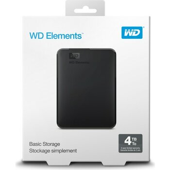 Wd 4Tb 2.5" Usb 3.0 Wdbu6Y0040Bbk-Wesn Ext 2,5" 4T Harici Harddisk - Siyah - 4 TB