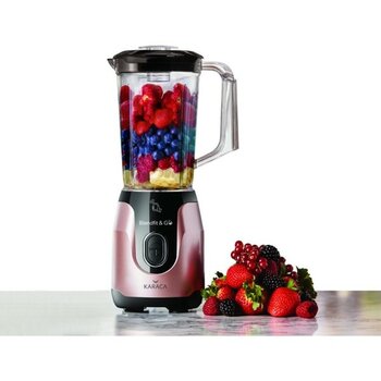 Pembe Çok Fonksiyonlu Çiftli Smoothie Blender Seti