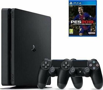 Sony Playstation 4 Slim 500 GB Siyah Oyun Konsolu + 2. Kol + Pes 2019