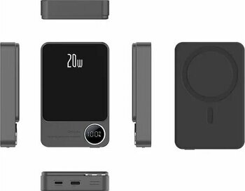 Teltree Ultra İnce Manyetik Type-C Pd20w 5000mah/10000mah Kablosuz Şarj Cihazı