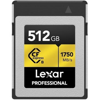 Lexar 512GB Lexar® Professional Cfexpress™ Type-B Card, - LCXEXPR512G-RNENG
