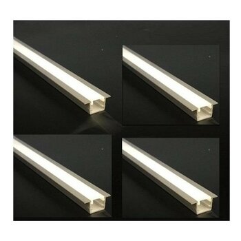 Sese 12MT Alüminyum LED Kanalı, LED Profili , Şerit LED Kanalı Boş Kasa 72404010203X4 - Beyaz