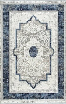 Artemis Halı Artemis Murano 02994A - Mavi Krem Halı - Renkli - 80 x 150 cm