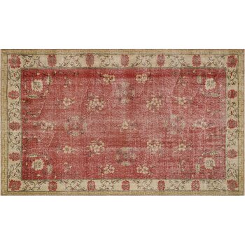 Türk Eskitme Vintage Halı 154 X 254 Cm 10197 154 X 254