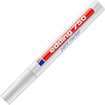 Edding 750 Markör Boya Kalemi 2-4 Mm Beyaz Yuvarlak Uçlu (10 Lu Paket) - Yok