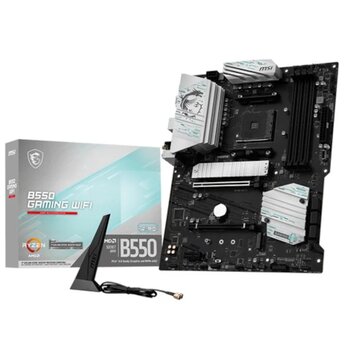 Msı B550 Gamıng Wıfı Am4 Ddr4 4866 Oc Hdmı Dp 2x M.2 Usb 10gbps 1g Lan Wıfı 5 Atx
