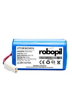 ROBOPİL Xiaomi Vacuum Mop G1 2in1 Essential Pil Batarya [Orjinal Kapasite] 2500mah Robot Süpürge Bataryası