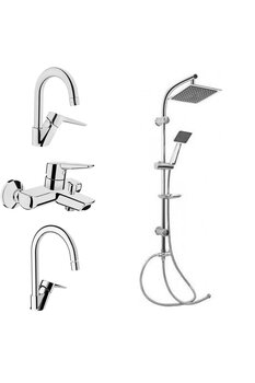 Artema Solid S Kuğu Lavabo, Banyo, Eviye,gms Karine Tepe Duş Set