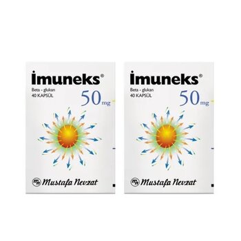 Imuneks Beta Glukan 50 mg 2x40 Kapsül