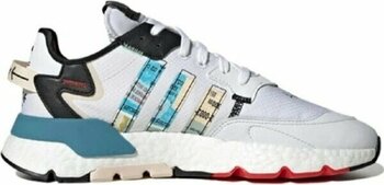 adidas Nite Jogger Art GW4229 (Dar Kalıp Bir Numara Büyük Alınız!!!) - 44 - 001 - Beyaz