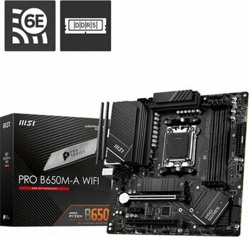MSI Pro B650M-A WiFi AMD B650 Micro ATX AM5 Anakart
