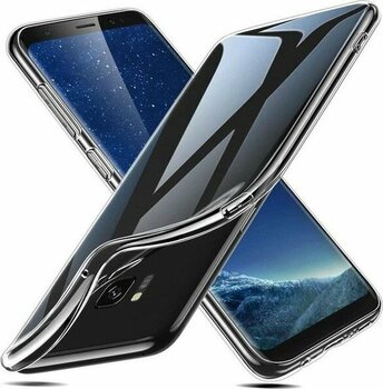 Samsung Galaxy S8 Plus Kılıf Lüx Şeffaf Silikon Kılıf